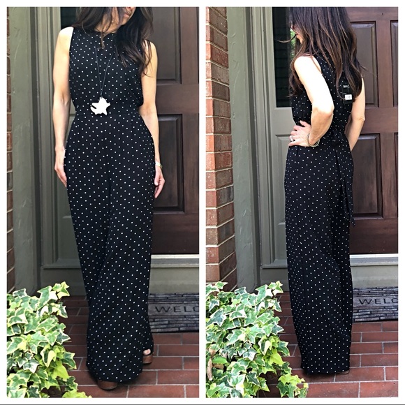 ✨LAST ONE ✨Paris wide leg polka dot jumpsuit - Picture 7 of 7
